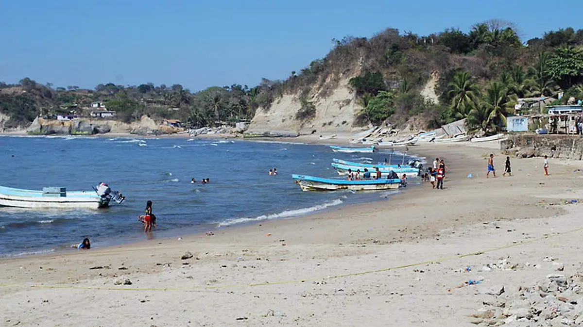 Playa en Cuaji_ Costa Chica